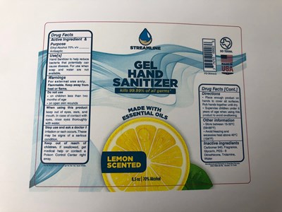 8.5 Oz Gel Lemon